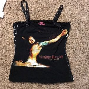 Marilyn Manson boutique style top rare unique.